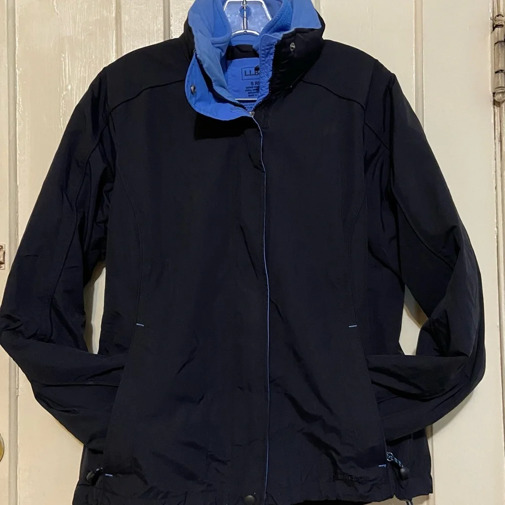 L.L.bean 3 in 1 men’s black & blue jacket small‎ - Picture 8 of 11